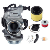 Carburetor with Oil/Air Filter Compatible With Honda Rancher 350 2000-2006 Foreman 450 1998-2004 Foreman 400 1997-2003 Fourtrax 350 1986-1987 Fourtrax 300 1993-2000 ATV Carb Assembly
